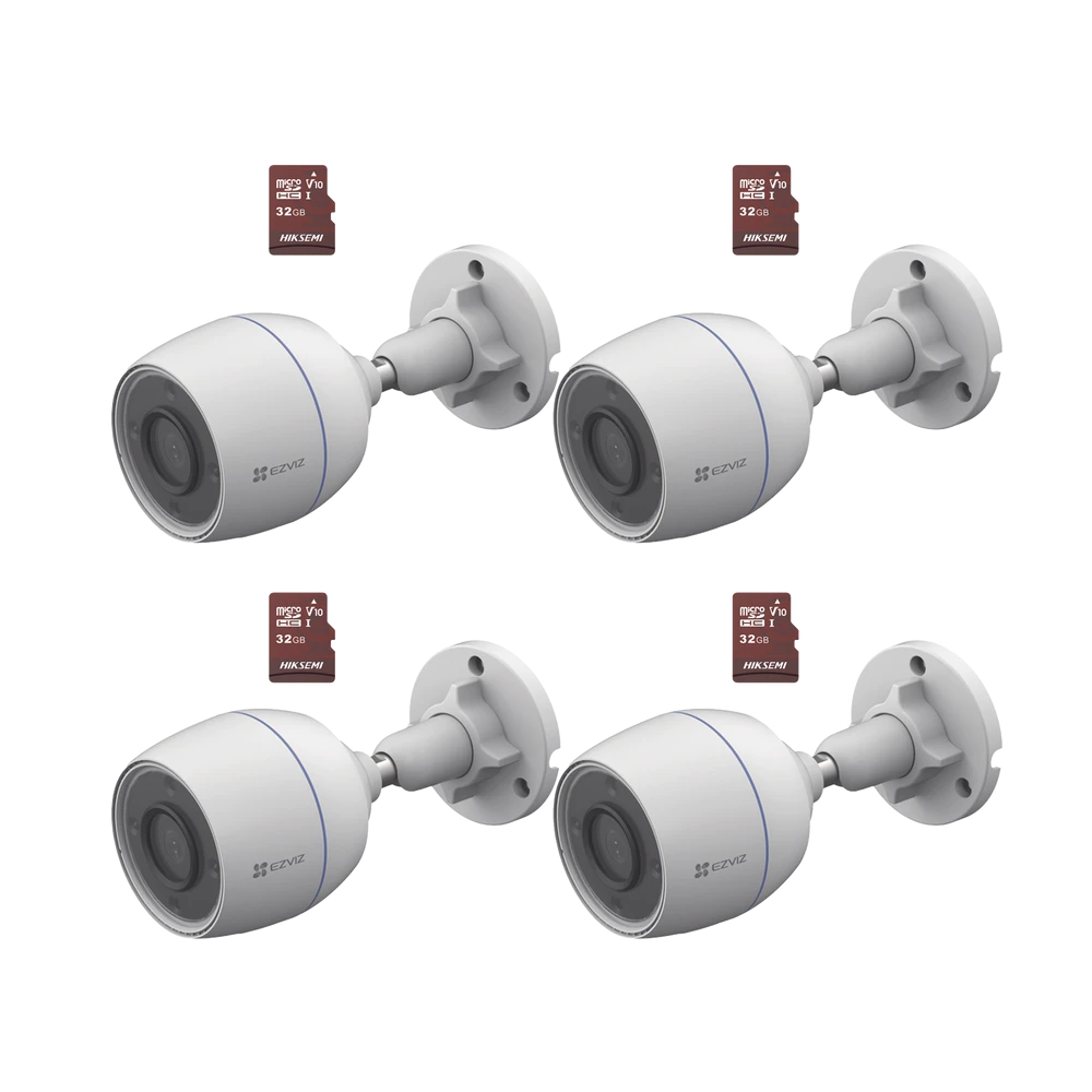 Kit de 4 Cámaras WiFi